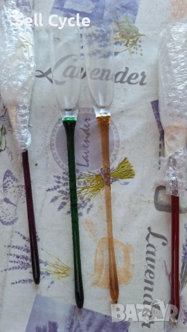 ✅ЦВЕТНИ СТЪКЛЕНИ ЧАШИ❗, снимка 3 - Антикварни и старинни предмети - 53253683