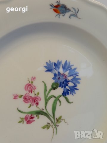 порцеланова чиния Meissen , снимка 4 - Антикварни и старинни предмети - 44271336