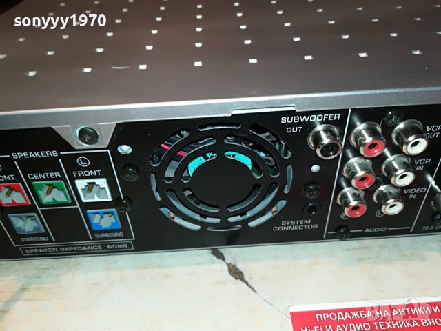 yamaha dvr-s150 receiver 5chanel & dvd 0206221141, снимка 7 - Ресийвъри, усилватели, смесителни пултове - 36956687