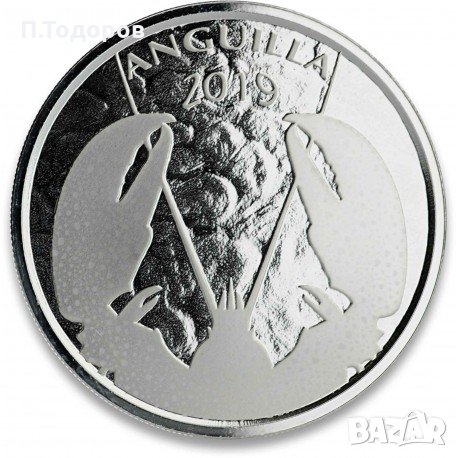 1 oz Сребро Източни Кариби - Ангуила 2019 6/8, снимка 1