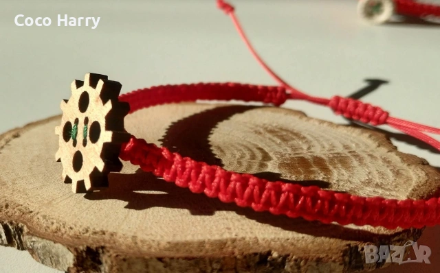 Комплект гривни,Копче за късмет, снимка 6 - Гривни - 53122422