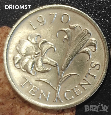 Монети Бермуда - 2 бр. [1970], снимка 2 - Нумизматика и бонистика - 52185954