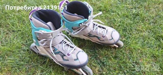 Ролери Oxelo Fit 3 Junior размер 35-38, снимка 6 - Ролери, кънки - 56415761