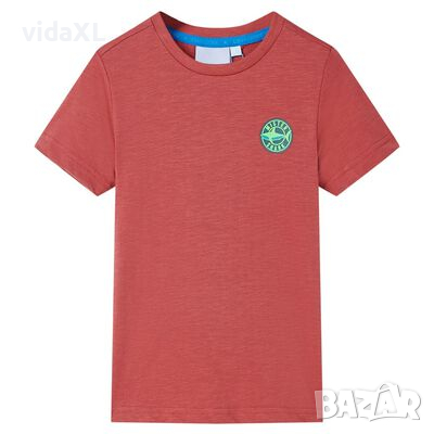 Детска тениска, паприка, 104(SKU:12345, снимка 1 - Детски тениски и потници - 44731309