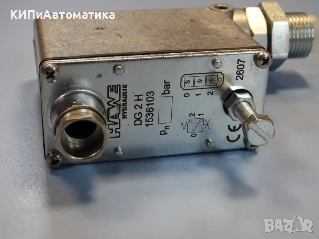 Пресостат хидравличен HAWE DG2H hydraulic pressure switch 40-160 Bar, снимка 7 - Резервни части за машини - 49726148