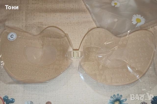 Нов Силиконов Дамски Сутиен Без Презрамки 80С