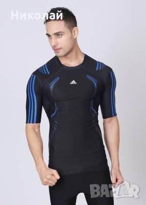 adidas Techfit PowerWeb Short Sleeve , снимка 11 - Тениски - 29329219