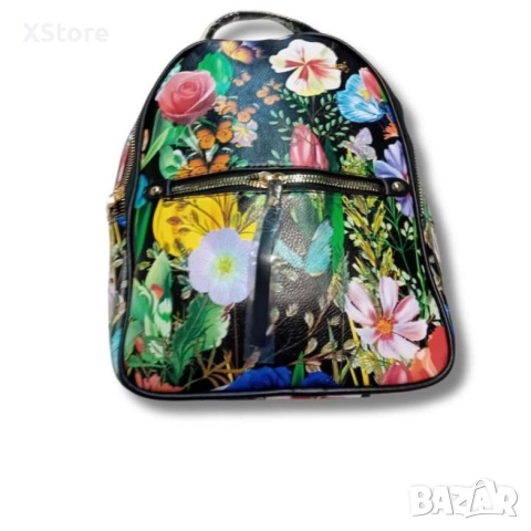 Интересна дамска чанта тип раница, снимка 6 - Раници - 52583517