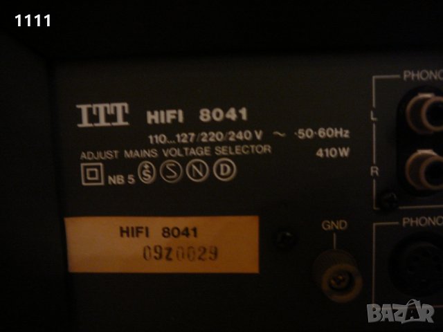ITT 8041 I 8022M I 8061, снимка 7 - Ресийвъри, усилватели, смесителни пултове - 35343538