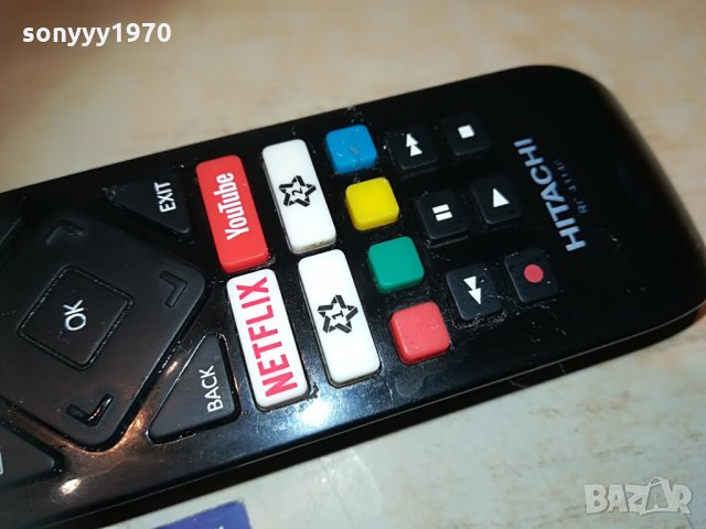 hitachi youtube & netflix remote control-внос switzerland, снимка 14 - Дистанционни - 29850522
