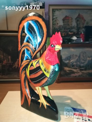 Петел от дърво-ЦВЕТЕН ръчна изработка 3112201848, снимка 9 - Колекции - 31268586