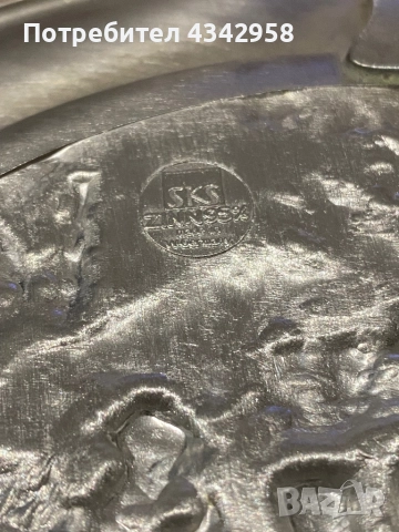 SKS ZINN.95 % (1970 г.) Калена чиния за стена., снимка 8 - Антикварни и старинни предмети - 52892666