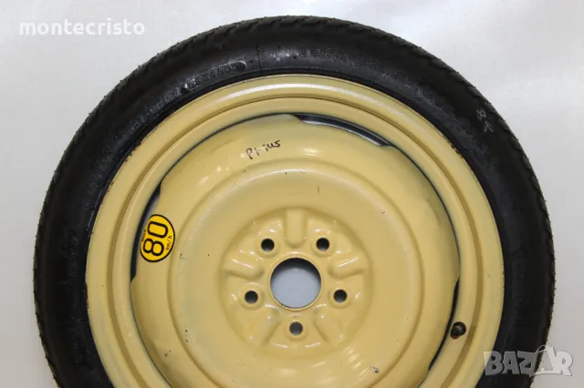 Резервна гума патерица Toyota Prius XW20 (2004-2008г.) 54.1 5x100 / 16 цола Тойота Приус, снимка 3 - Гуми и джанти - 48764021