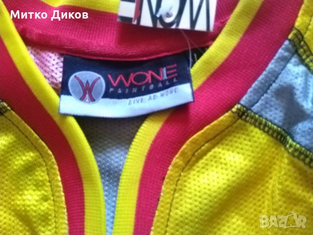 Тениска за пейнтбол нова Wone Won1e max global extreme wear paintball размер Л, снимка 4 - Други спортове - 34379498