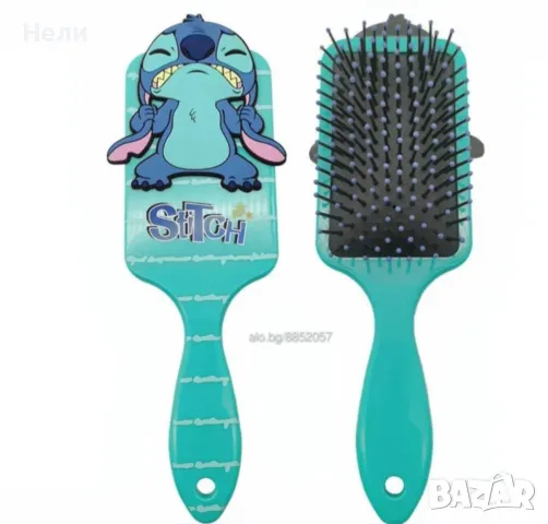 Четка за коса на Стич, снимка 3 - Аксесоари за коса - 47583254