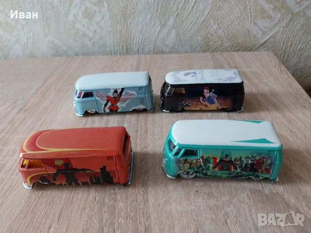 vw bus hot wheels premium 1:64, снимка 2 - Коли, камиони, мотори, писти - 47390779