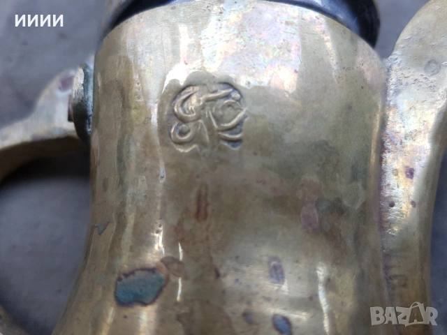 Османски чайник ибрик с печат , снимка 4 - Антикварни и старинни предмети - 53141909