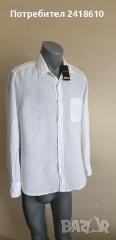 Hugo Boss Relegant_6 Len Regular Fit Mens Size M L XL 2XL  ОРИГИНАЛ! Мъжки Ленени Ризи., снимка 9 - Ризи - 51704222