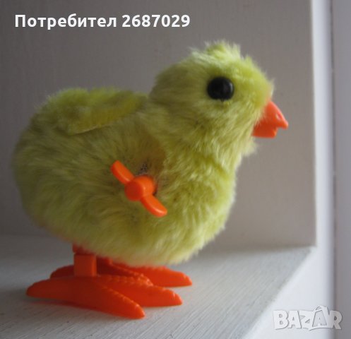 механична играчка - пиле птиче фигурка фигура животно птица, снимка 7 - Колекции - 29124501