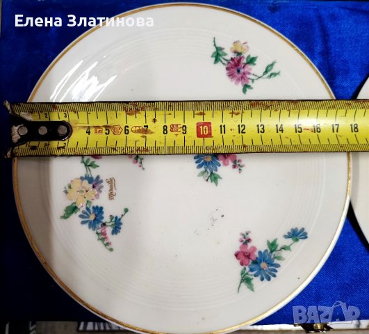 Порцелан LIMOGES десертни чинии , снимка 4 - Чинии - 37673649