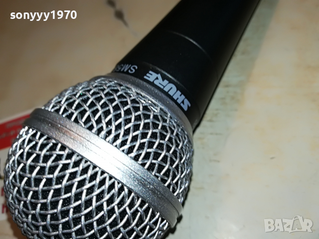 SHURE SM58 ВНОС ENGLAND 1204222012, снимка 12 - Микрофони - 36436904