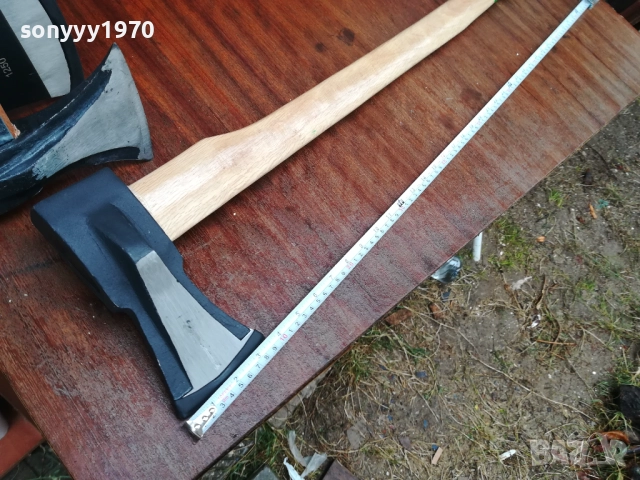 брадва с клин 2кг-дървена дръжка в два цвята 0810251736, снимка 12 - Градински инструменти - 51988648