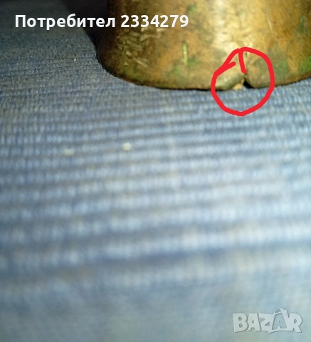 Стари бронзов неврокопски чан,камбанка,хлопка тюмбелек от възрождението., снимка 11 - Антикварни и старинни предмети - 54342496