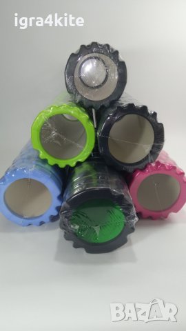 Големи класически фоумролер 45x14 ЧЕРЕН ЦВЯТ 2 МОДЕЛА Foam roller, снимка 6 - Йога - 40765055