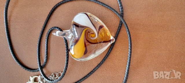 Висулка,Колие,позлатена; Седеф. Мурано стъкло. Гривна , снимка 13 - Колиета, медальони, синджири - 52702320