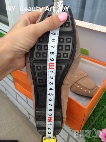 Reserved - велурени обувки , номер 36, снимка 3 - Дамски ежедневни обувки - 30408852