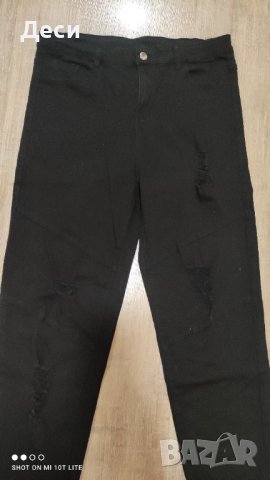 черен панталон,тип дънки, снимка 3 - Дънки - 40086896