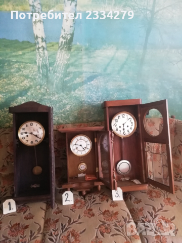 Стенни часовници,автентични, механични,дърворезба., снимка 2 - Антикварни и старинни предмети - 39725886