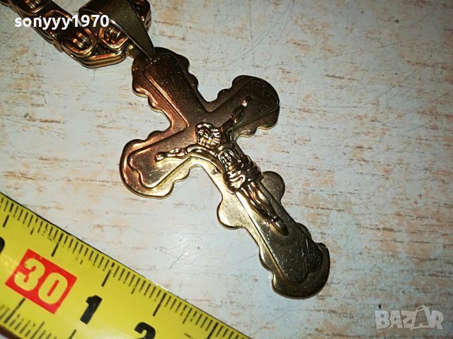 ГОТИН ПОЗЛАТЕН ЛАНЕЦ ЗА ВРАТА 3108221010, снимка 4 - Колекции - 37853104