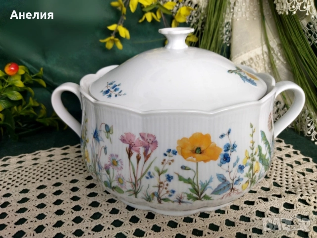 Seltmann Bavaria цветна градина съд за сервиране , снимка 2 - Чинии - 52301938