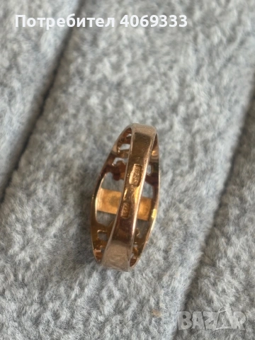 2.2 Руски златен пръстен 14 карата, снимка 3 - Пръстени - 54175542