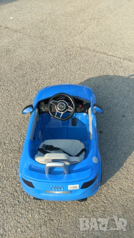 Акумулаторна кола с родителски контрол 6V AUDI TT, Синя, снимка 2 - Електрически играчки - 51005298