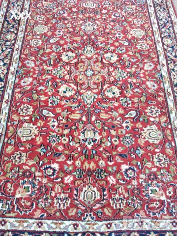 Ръчно тъкан вълнен персийски килим. Топ качество., снимка 4 - Килими - 42763707