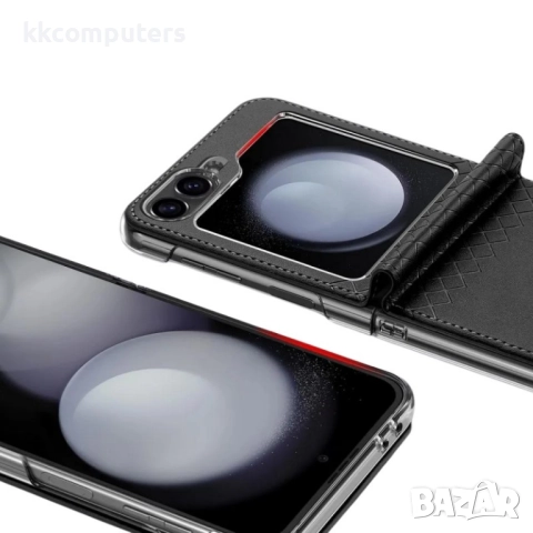 Кожен кейс Dux Ducis BRIL, За Samsung Galaxy Z Flip6, снимка 5 - Калъфи, кейсове - 51507413
