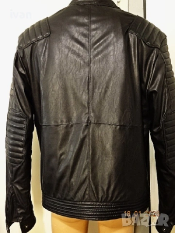 мъжко кожено яке, снимка 4 - Якета - 53143981