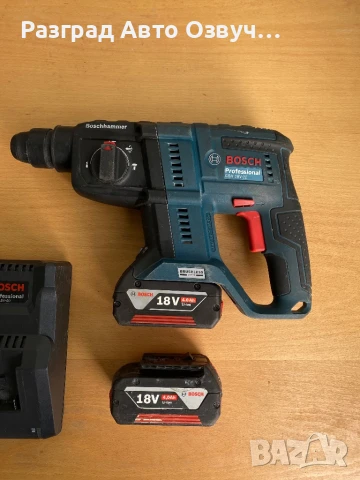 BOSCH GBH 18V-21 - Качествен безчетков перфоратор на Бош, снимка 5 - Бормашини - 50563051