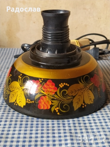 СССР настолна лампа Хохлома