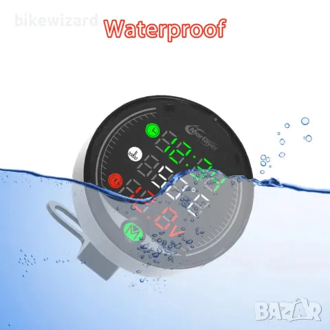 Umelee 5 в 1 LED мотоциклетен измервателен уред термометър ATV волтметър часовник хронограф USB, снимка 4 - Аксесоари и консумативи - 48841510