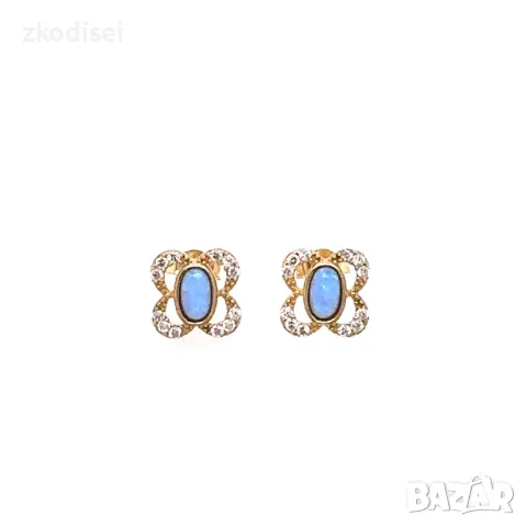 Златни обеци 1,31гр.14кр. проба:585 модел:28138-1