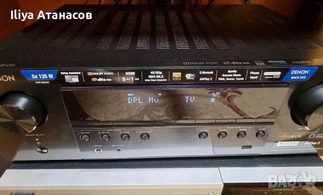 Denon AVR S650h 5.2 Bluetooth Wi-Fi HDMI AirPlay 2 Spotify Amazon Music , снимка 10 - Ресийвъри, усилватели, смесителни пултове - 39440376