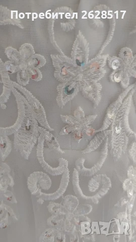 Нова булчинска рокля размер 38 S, снимка 9 - Рокли - 51027366