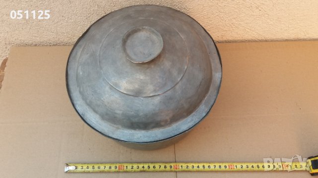 кована бакърена тенджера - калайдисана , снимка 3 - Антикварни и старинни предмети - 40788275
