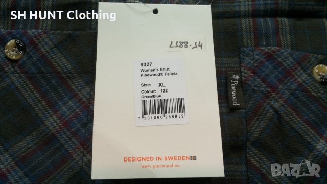 PINEWOOD 9327 FELICIA FLANNEL SHIRT W'S размер XL за лов риболов дамска риза - 327, снимка 8 - Ризи - 42225985