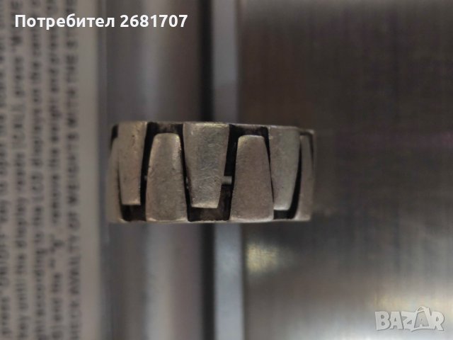 Сребърен пръстен , снимка 2 - Пръстени - 39621685