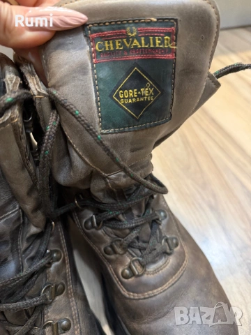 Мъжки кожени обувки Chevalier  Classical Gore-Tex ! 44 н, снимка 4 - Маратонки - 51869510