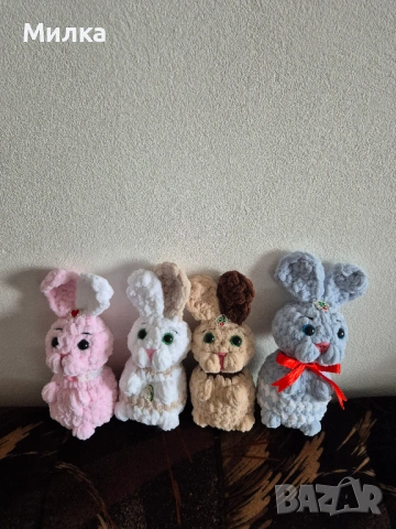 Ръчно изработена играчка - Зайче